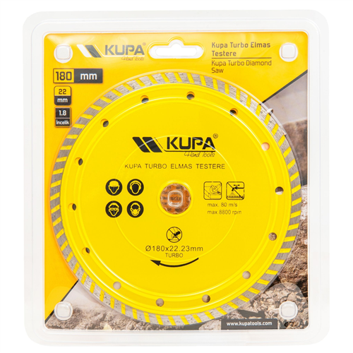 KUPA TURBO ELMAS TESTERE 180
